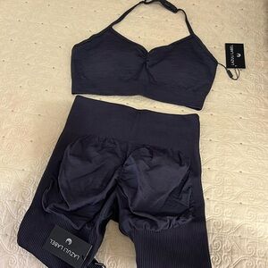NWT Lazuli Label Shorts and Bra Bundle